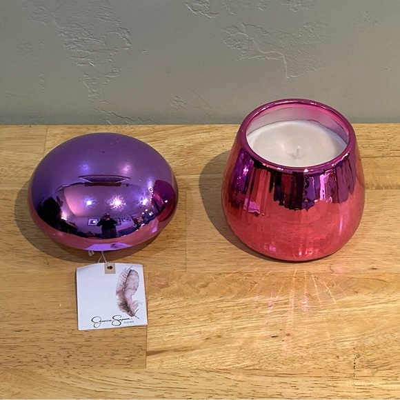 Jessica Simpson Dazzling Dragonfruit Metallic Purple Scented Candle. NWTS. - Picture 5 of 5